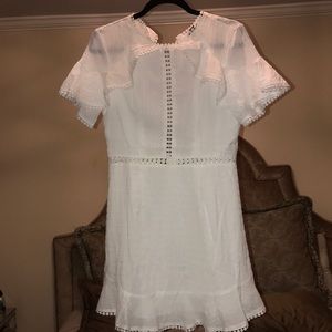White Open-back Hello Molly Dress